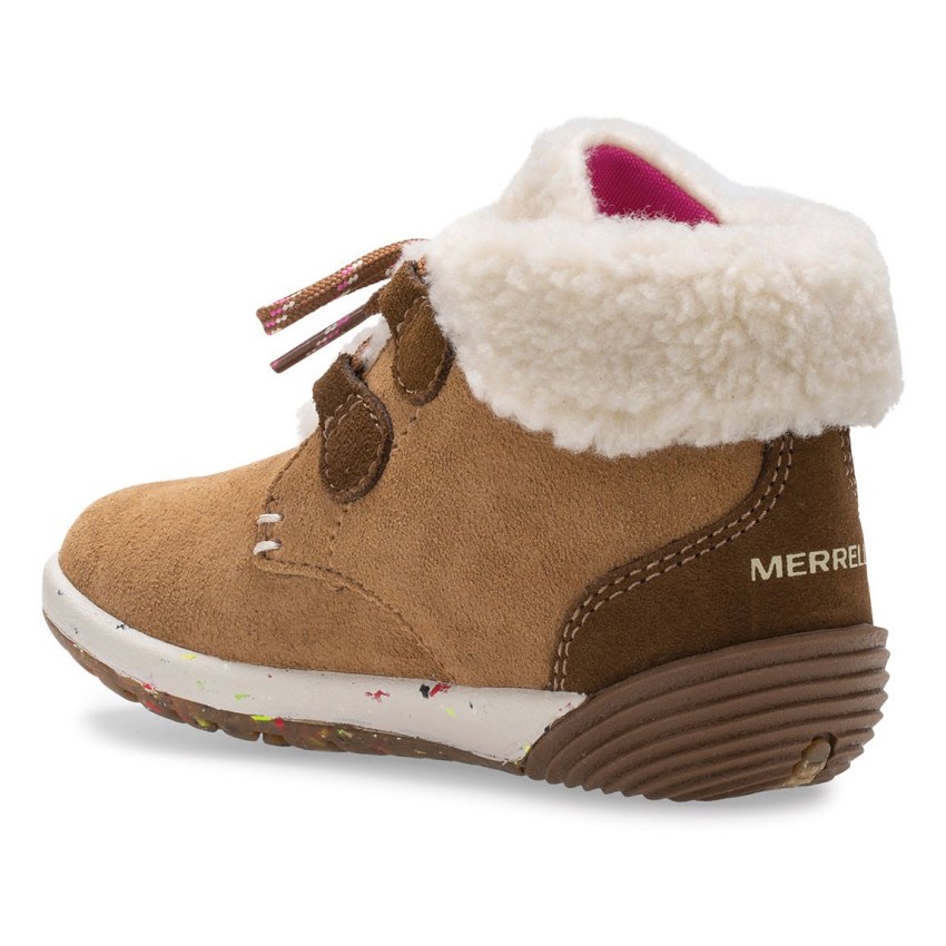 Bottes Merrell Bare Steps Cocoa Jr. Marron Clair Enfant | Z.O.UFLM